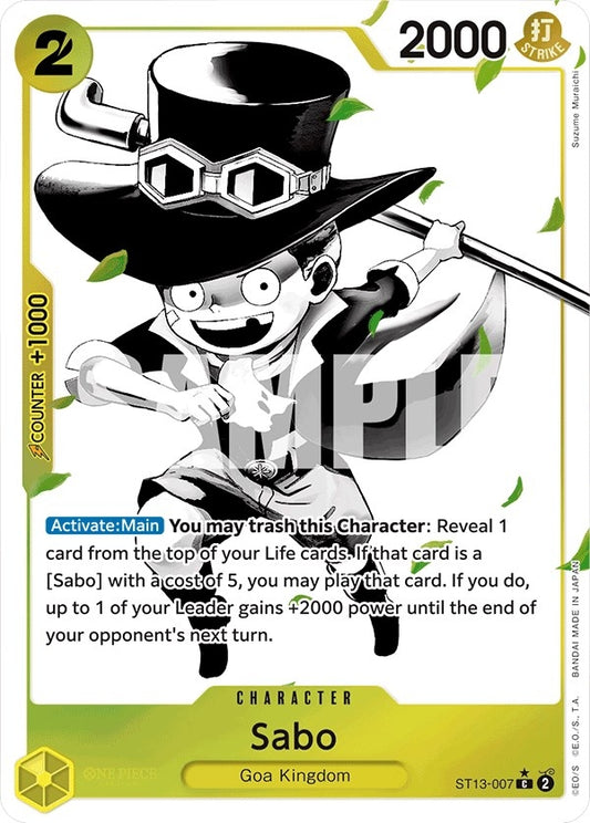 Image for Sabo (007) (Parallel) (ST13-007) - One Piece Card Game