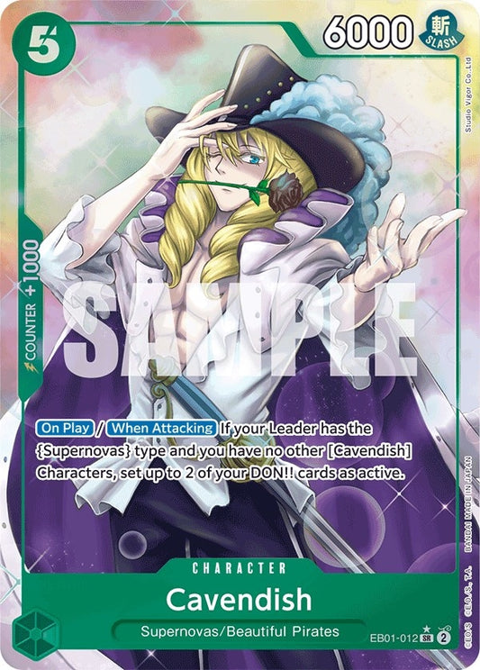 Image for Cavendish (Alternate Art) (EB01-012) - One Piece Card Game