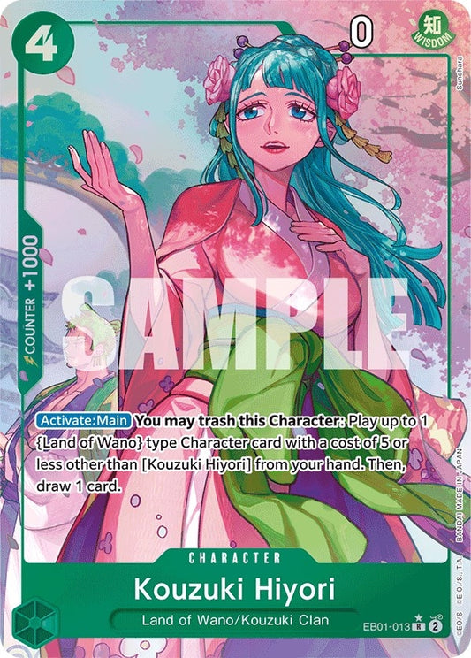 Image for Kouzuki Hiyori (Alternate Art) (EB01-013) - One Piece Card Game