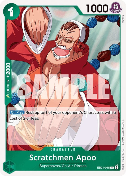 Image for Scratchmen Apoo (EB01-015) - One Piece Card Game