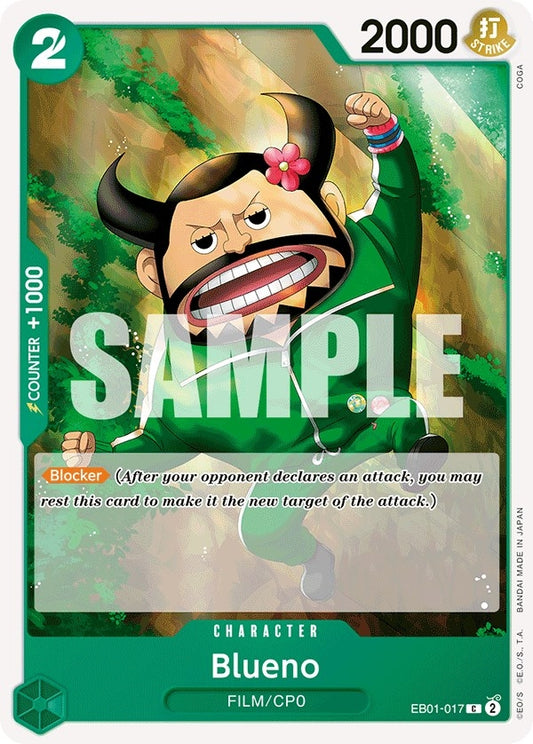 Image for Blueno (017) (EB01-017) - One Piece Card Game