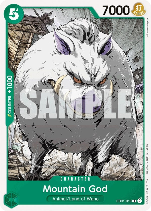 Image for Mountain God (EB01-018) - One Piece Card Game