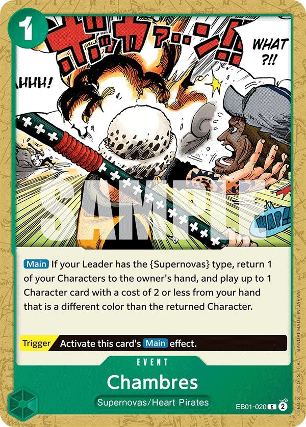 Image for Chambres (EB01-020) - One Piece Card Game