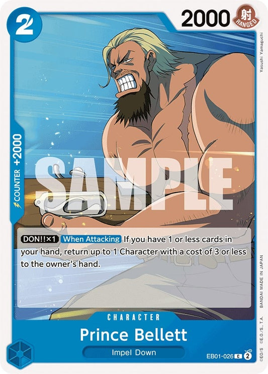 Image for Prince Bellett (EB01-026) - One Piece Card Game