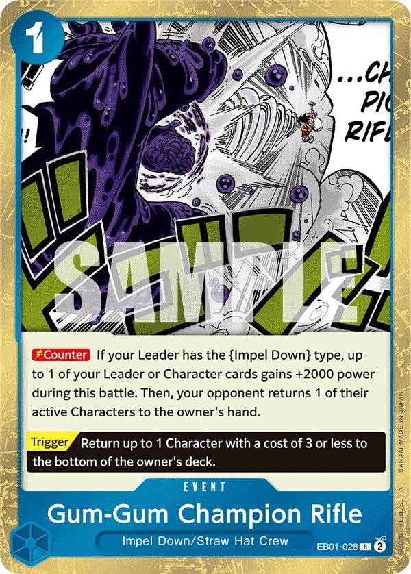 Image for Gum-Gum Champion Rifle (EB01-028) - One Piece Card Game