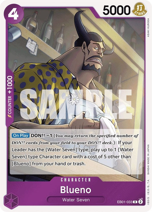 Image for Blueno (033) (EB01-033) - One Piece Card Game