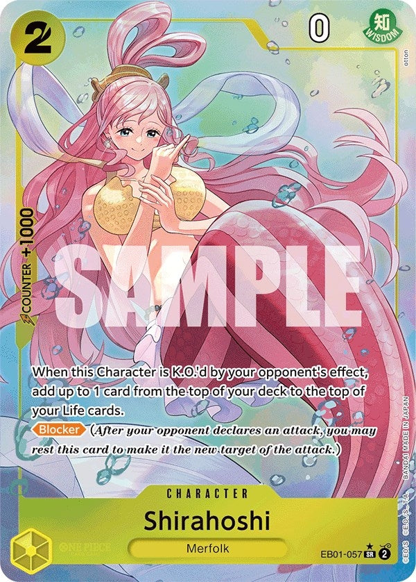 Image for Shirahoshi (Alternate Art) (EB01-057) - One Piece Card Game