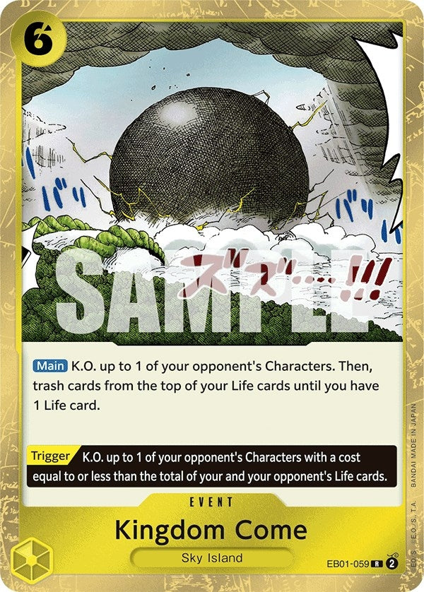 Image for Kingdom Come (EB01-059) - One Piece Card Game