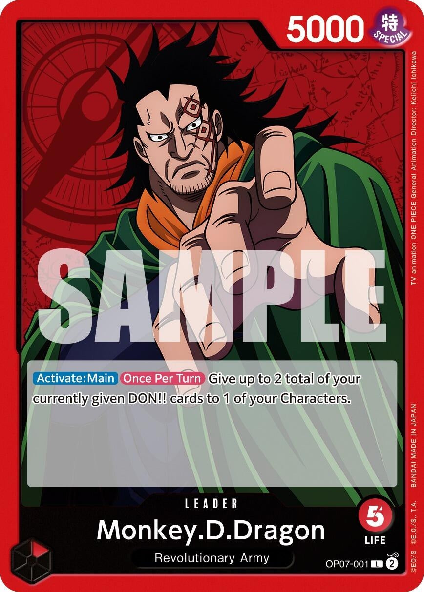 Image for Monkey.D.Dragon (001) (OP07-001) - One Piece Card Game