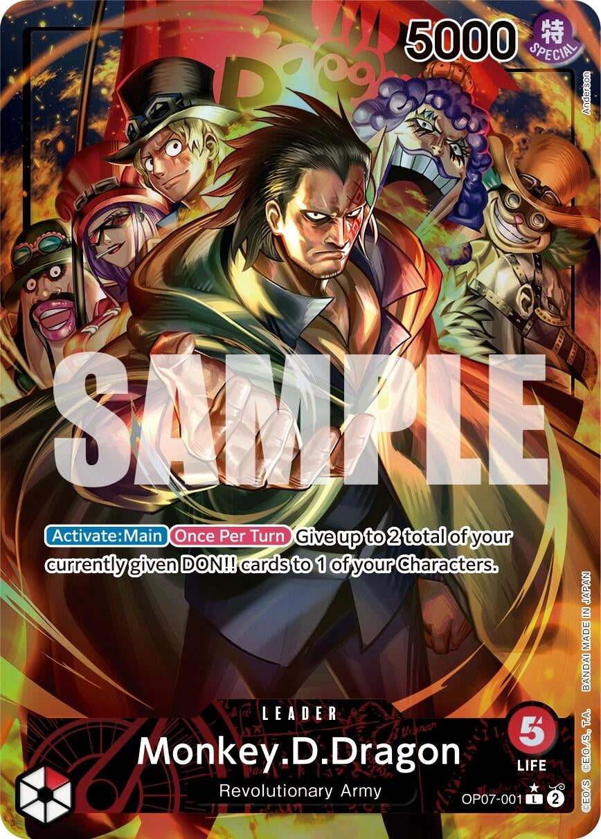 Image for Monkey.D.Dragon (001) (Parallel) (OP07-001) - One Piece Card Game