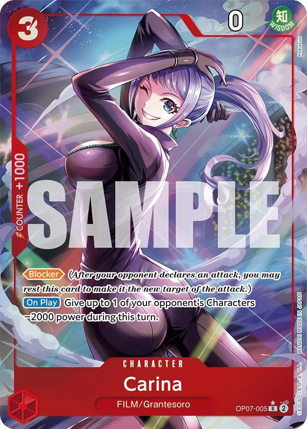 Image for Carina (Parallel) (OP07-005) - One Piece Card Game