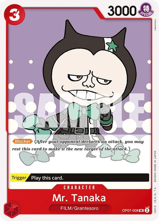 Image for Mr. Tanaka (OP07-008) - One Piece Card Game