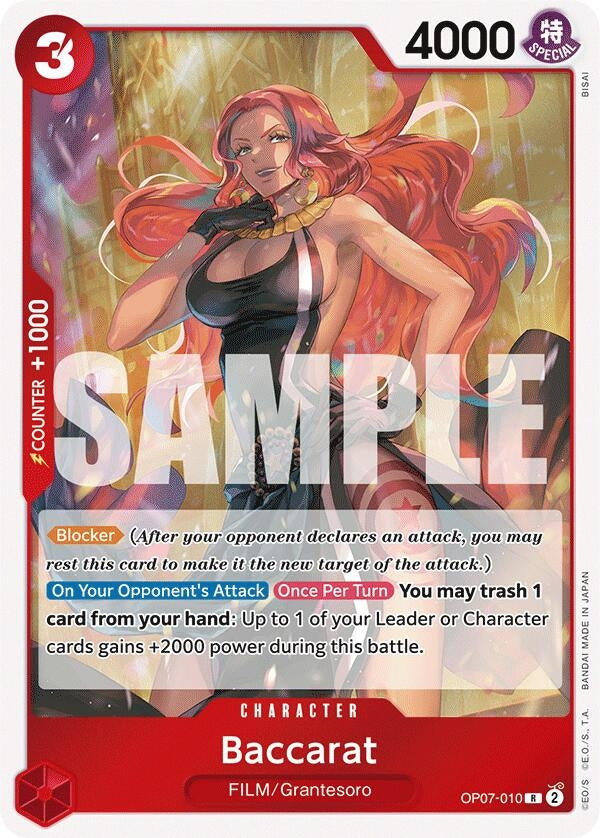 Image for Baccarat (OP07-010) - One Piece Card Game