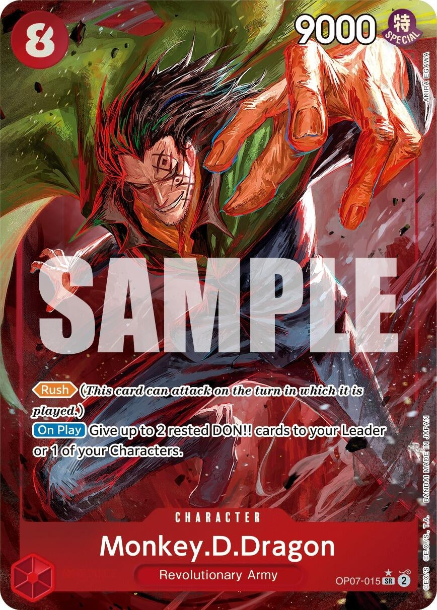 Image for Monkey.D.Dragon (015) (Parallel) (OP07-015) - One Piece Card Game