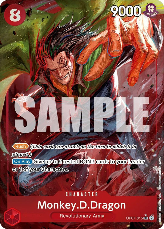 Image for Monkey.D.Dragon (015) (Parallel) (OP07-015) - One Piece Card Game
