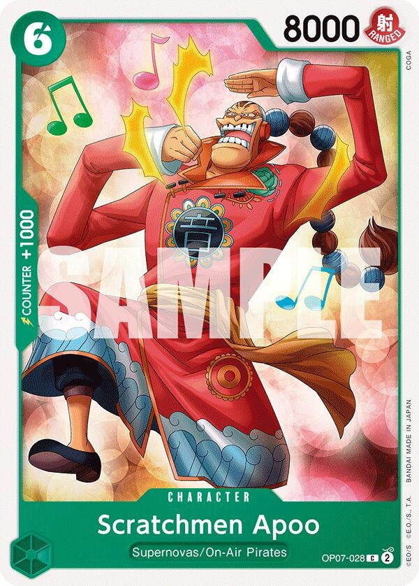 Image for Scratchmen Apoo (OP07-028) - One Piece Card Game