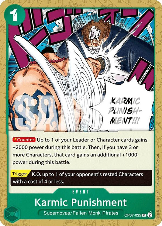 Image for Karmic Punishment (OP07-035) - One Piece Card Game