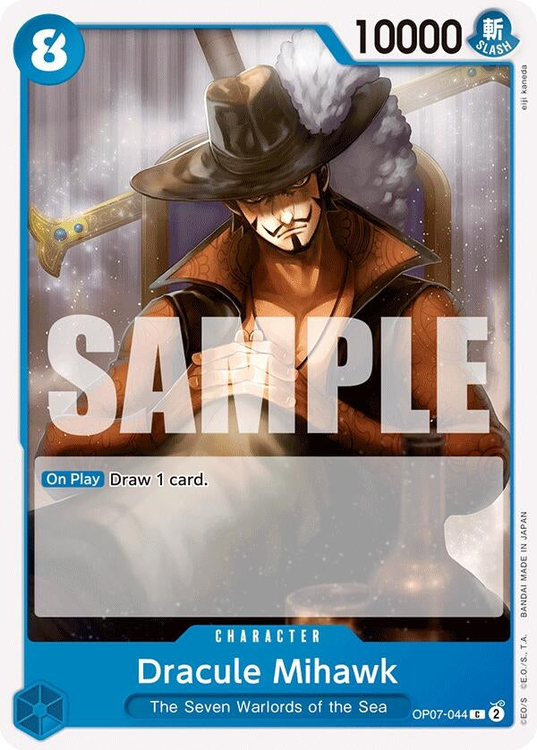Image for Dracule Mihawk (OP07-044) - One Piece Card Game