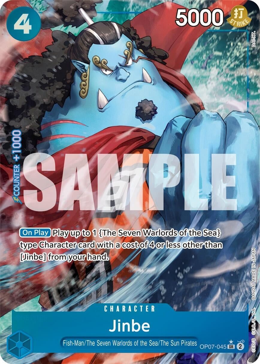 Image for Jinbe (045) (Parallel) (OP07-045) - One Piece Card Game