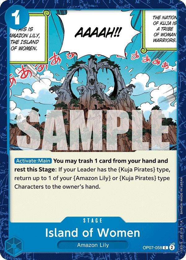 Image for Island of Women (OP07-058) - One Piece Card Game