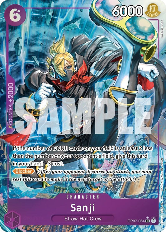 Image for Sanji (Parallel) (OP07-064) - One Piece Card Game
