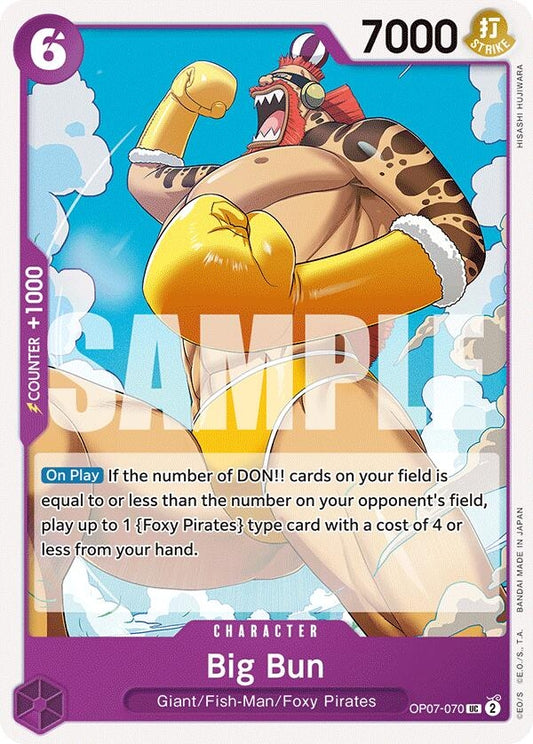 Image for Big Bun (OP07-070) - One Piece Card Game