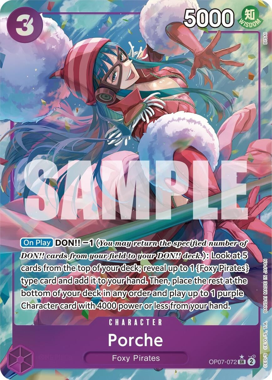 Image for Porche (Parallel) (OP07-072) - One Piece Card Game