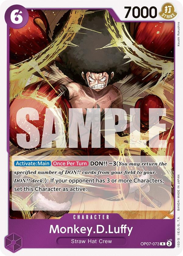 Image for Monkey.D.Luffy (073) (OP07-073) - One Piece Card Game