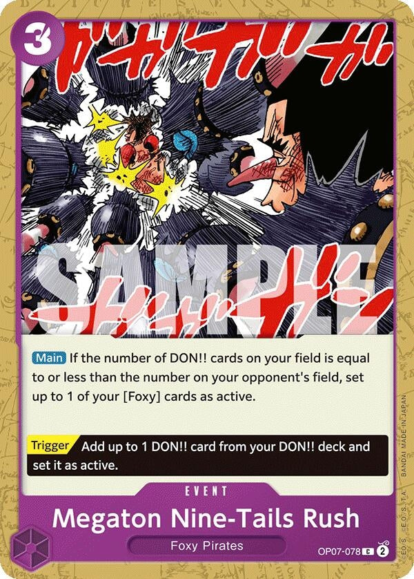 Image for Megaton Nine-Tails Rush (OP07-078) - One Piece Card Game