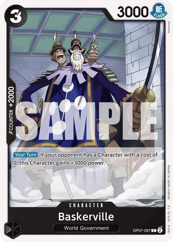 Image for Baskerville (OP07-087) - One Piece Card Game