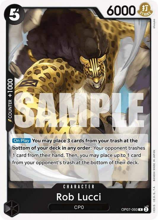 Image for Rob Lucci (093) (OP07-093) - One Piece Card Game
