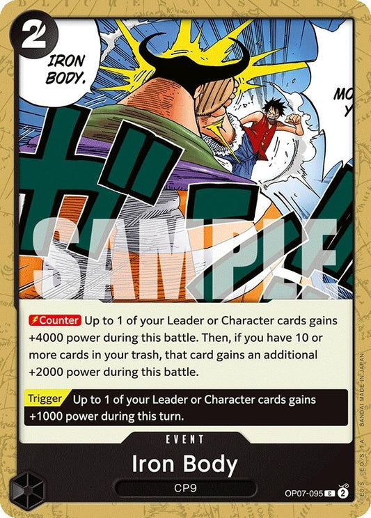 Image for Iron Body (OP07-095) - One Piece Card Game