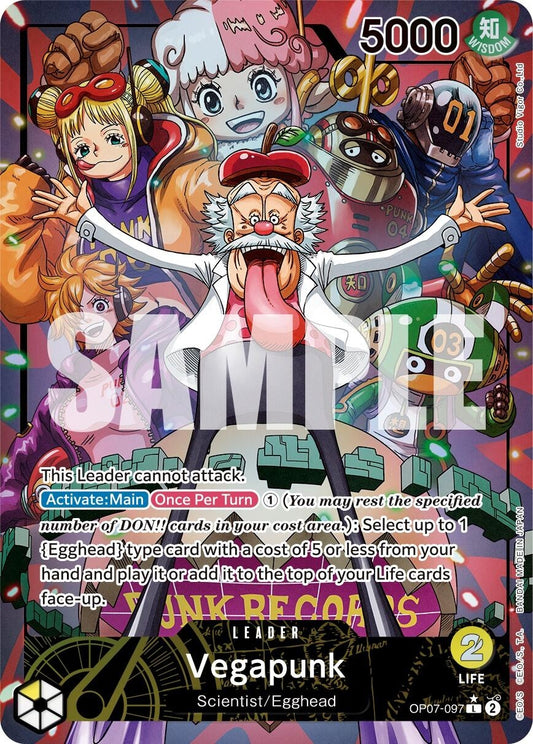 Image for Vegapunk (Parallel) (OP07-097) - One Piece Card Game