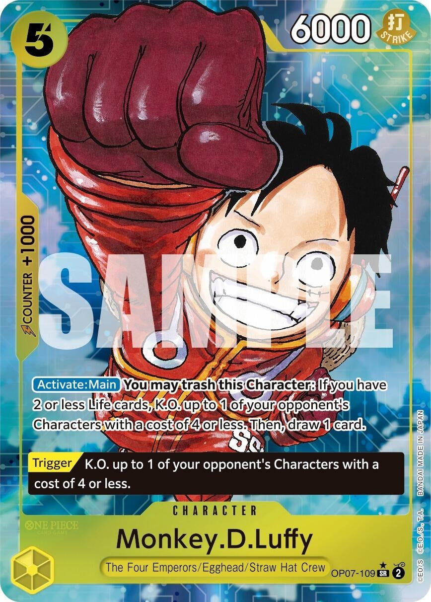 Image for Monkey.D.Luffy (109) (Parallel) (OP07-109) - One Piece Card Game