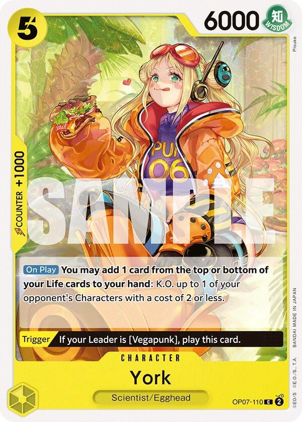 Image for York (OP07-110) - One Piece Card Game