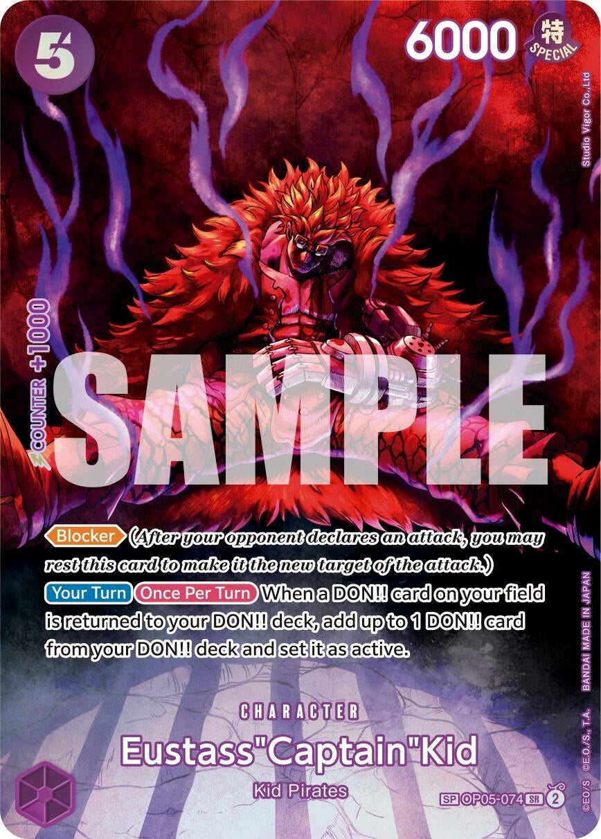 Image for Eustass"Captain"Kid (SP) (OP05-074) - One Piece Card Game