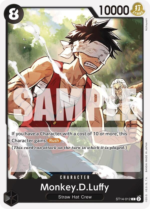 Image for Monkey.D.Luffy (012) (ST14-012) (ST-14) - One Piece Card Game