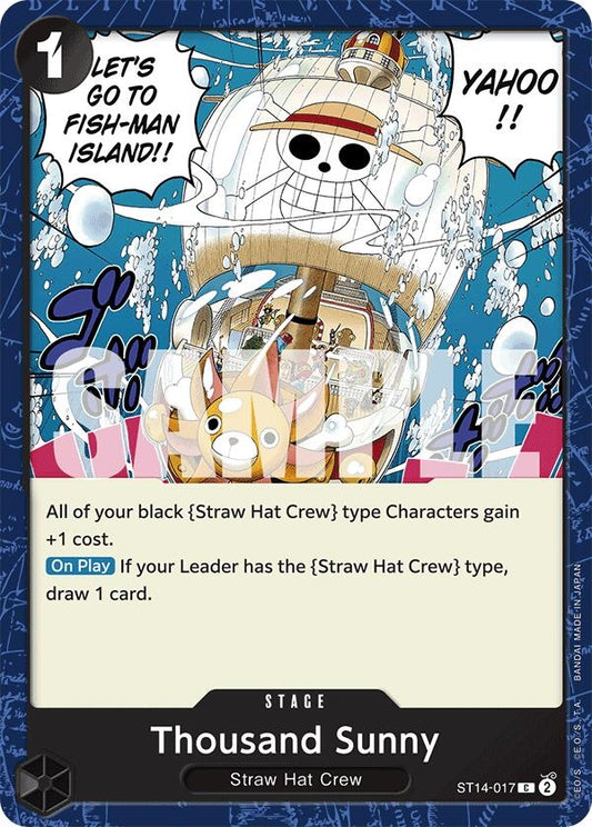 Image for Thousand Sunny (ST14-017) (ST-14) - One Piece Card Game