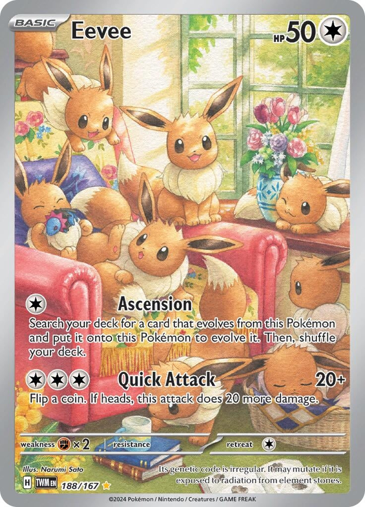 Image for Eevee (188/167) (TWM) - Pokemon