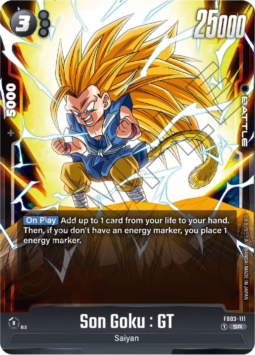 Image for Son Goku : GT - FB03-111 (FB03-111) - Dragon Ball Super: Fusion World