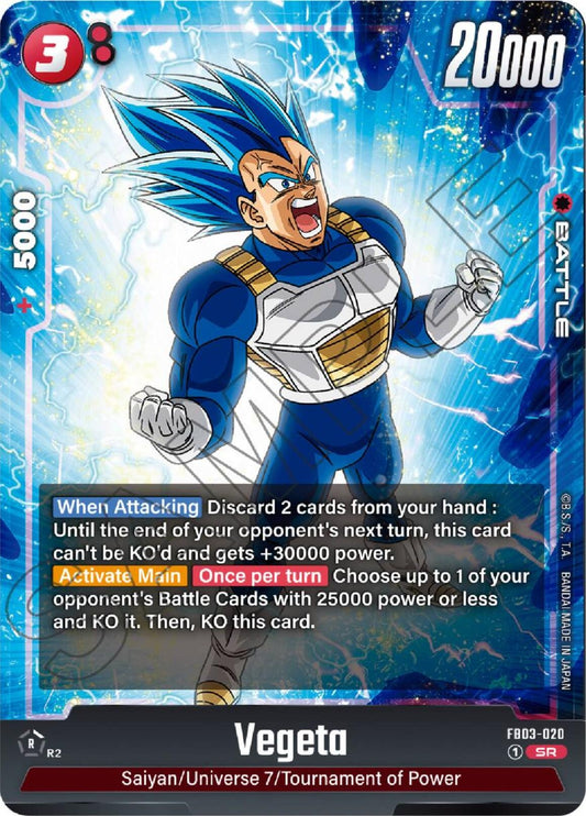 Image for Vegeta - FB03-020 (FB03-020) - Dragon Ball Super: Fusion World