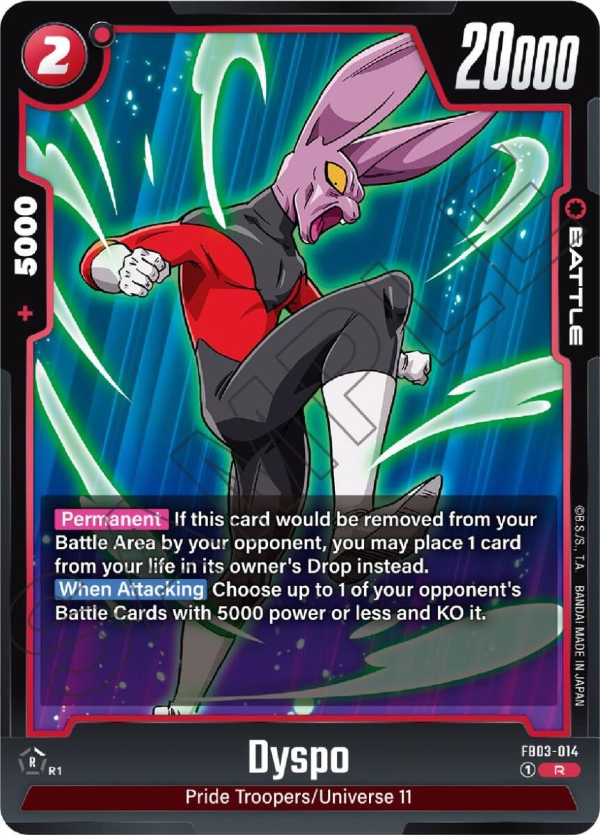 Image for Dyspo - FB03-014 (FB03-014) - Dragon Ball Super: Fusion World