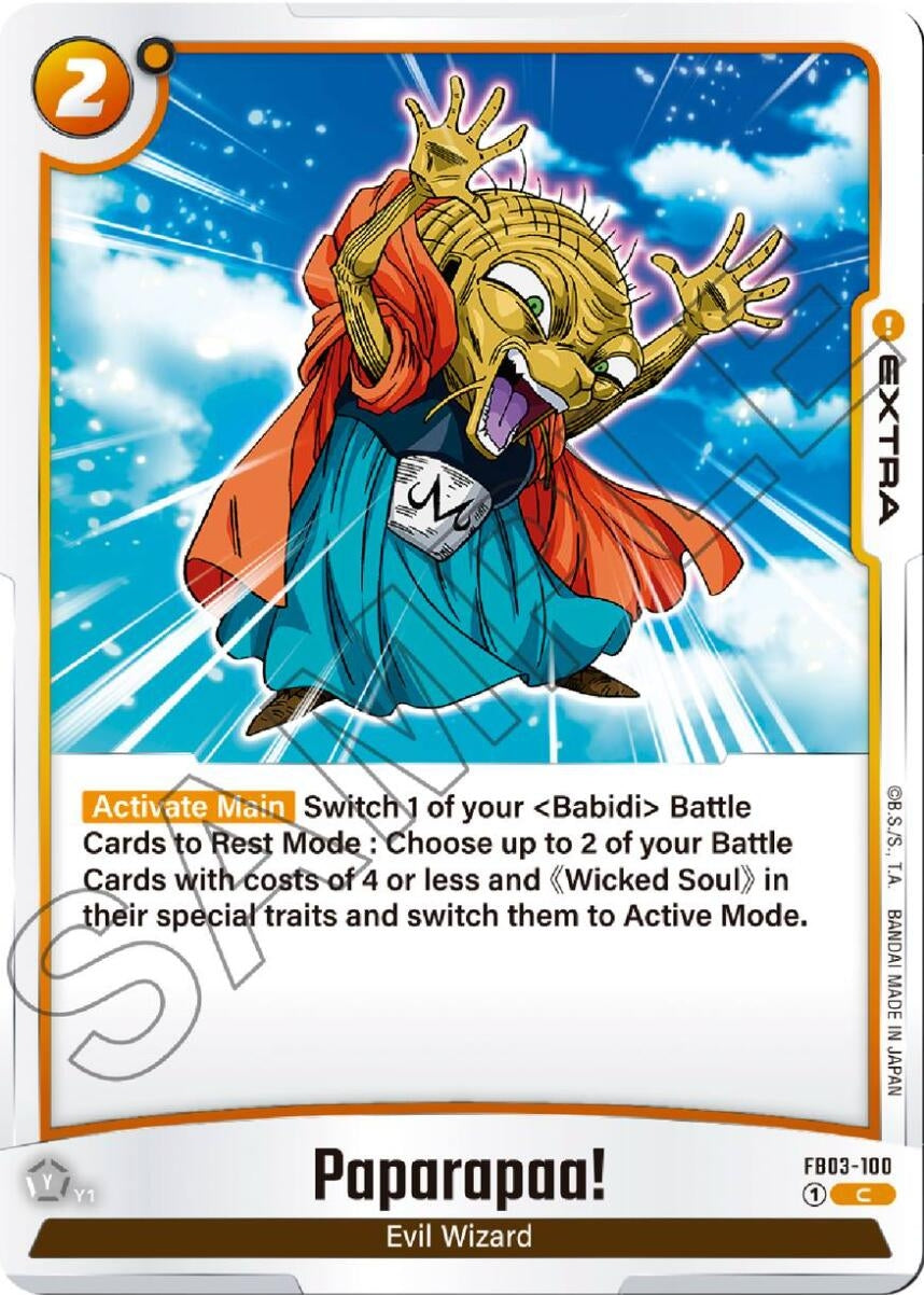Image for Paparapaa! (FB03-100) - Dragon Ball Super: Fusion World
