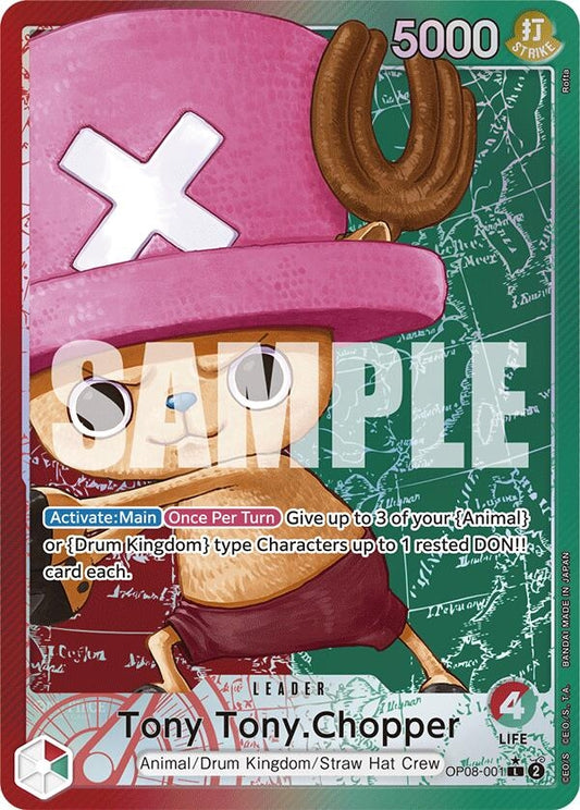 Image for Tony Tony.Chopper (001) (Parallel) (OP08-001) - One Piece Card Game