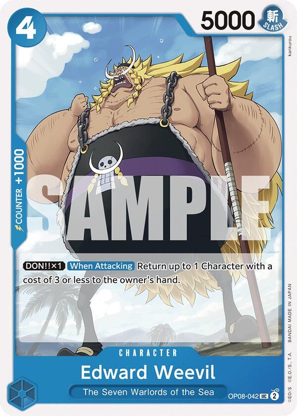Image for Edward Weevil (OP08-042) - One Piece Card Game