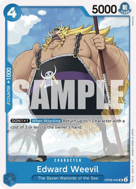 Image for Edward Weevil (OP08-042) - One Piece Card Game