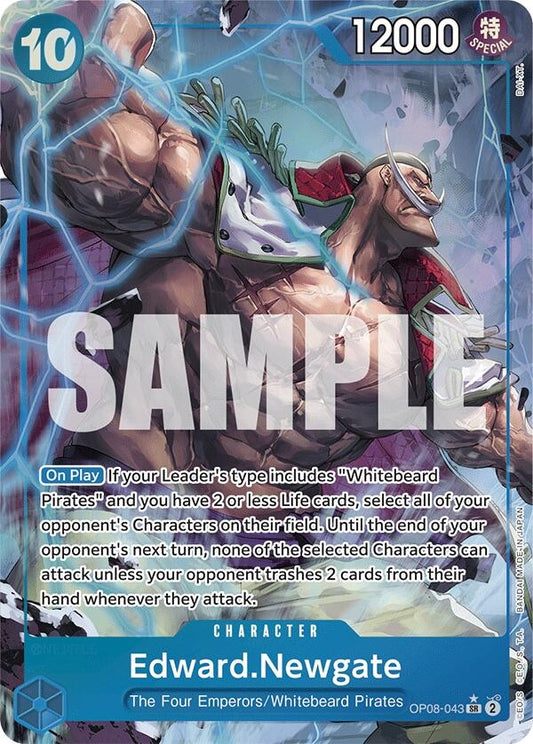 Image for Edward.Newgate (Parallel) (OP08-043) - One Piece Card Game