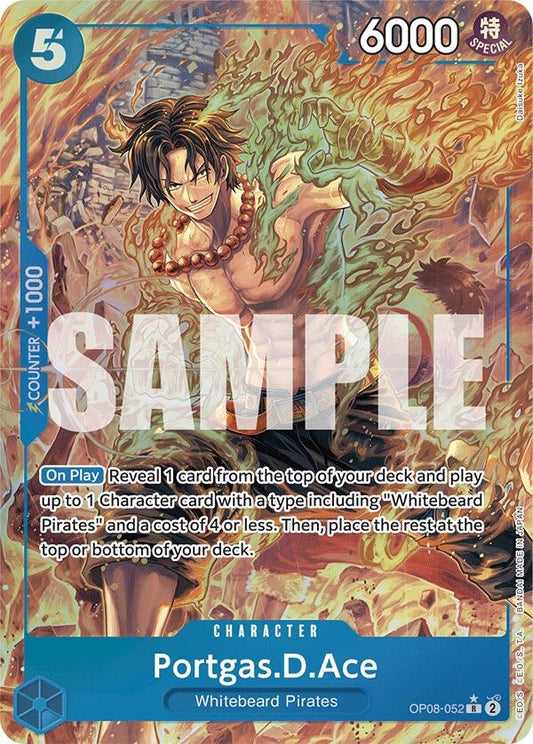 Image for Portgas.D.Ace (Parallel) (OP08-052) - One Piece Card Game