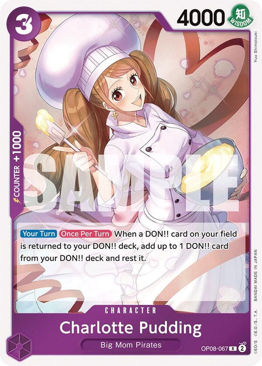 Image for Charlotte Pudding (067) (OP08-067) - One Piece Card Game