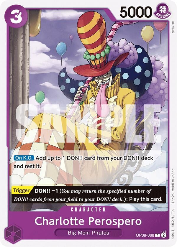 Image for Charlotte Perospero (OP08-068) - One Piece Card Game